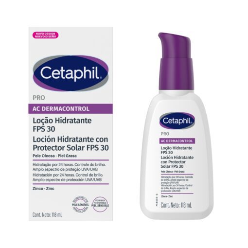 Cetaphil Pro Ac Control Hidratante Fps 30 X 118 Ml Piel grasa