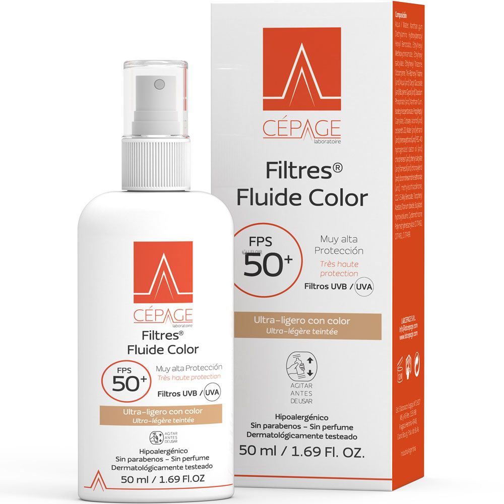 Cepage Filtres Fluid Color 50+ Protección Solar 50Ml