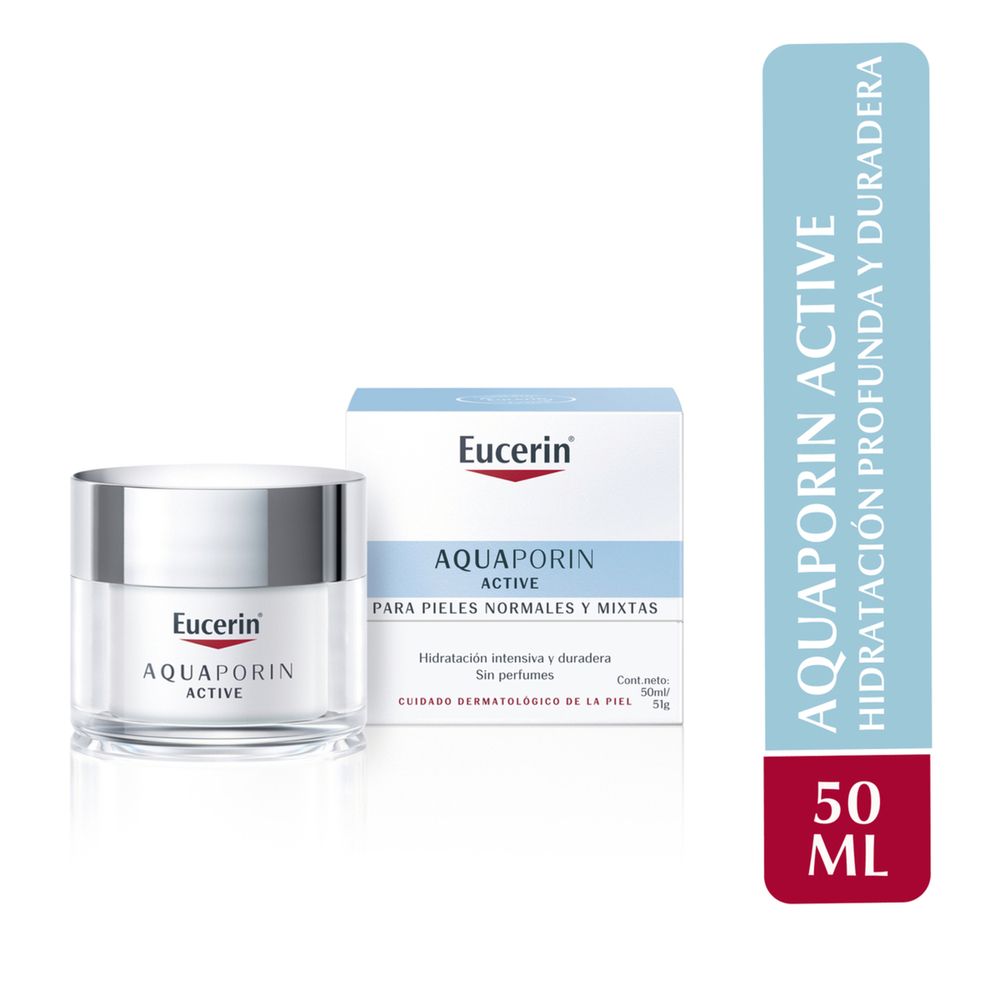 Eucerin Aquaporin Active Crema Facial Humectante Piel Normal A Mixta X 50Ml - Imagen 2