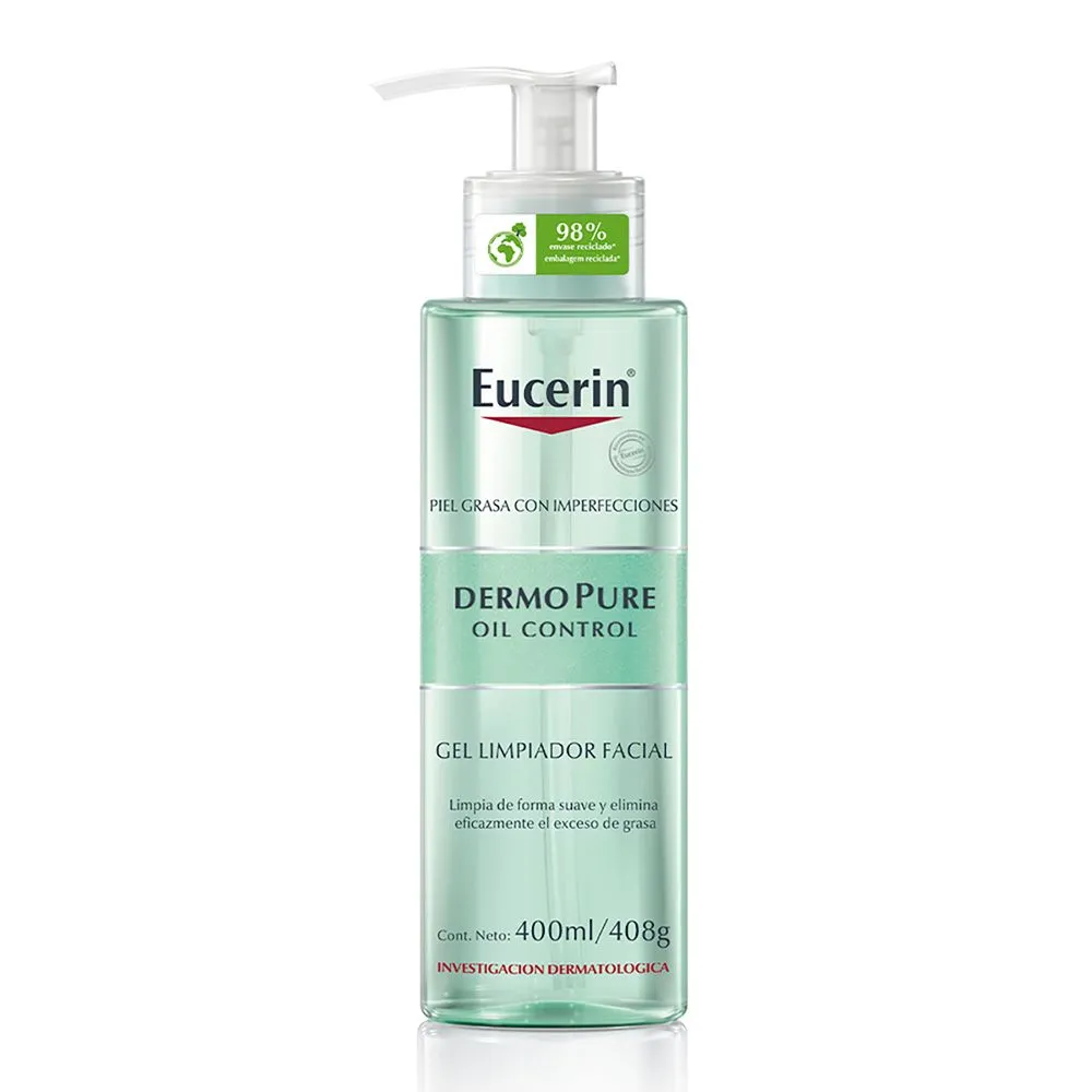 Eucerin Dermopure Oil Control Gel De Limpieza 400 Ml