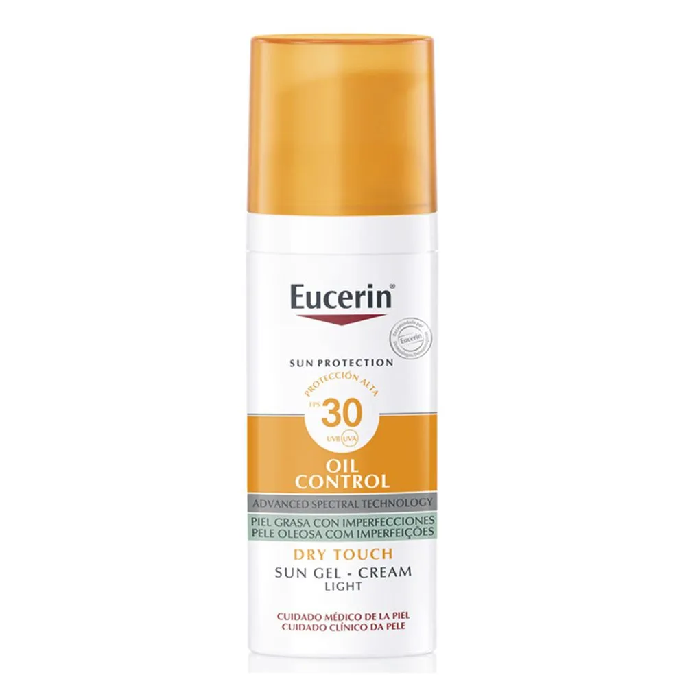 Eucerin Sun Oil Control Gel Crema Facial Toque Seco Spf30
