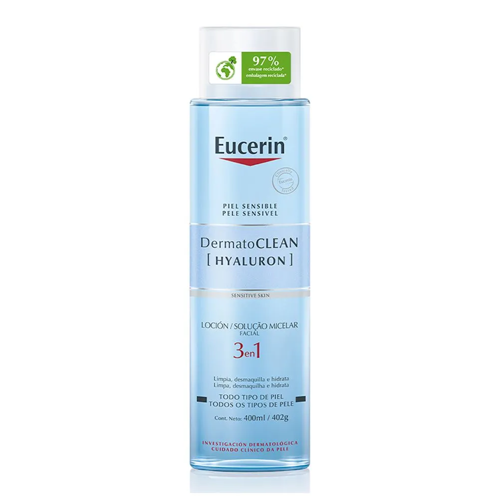 Eucerin Dermatoclean Locion Micelar Limpiadora 3 En 1 400 Ml