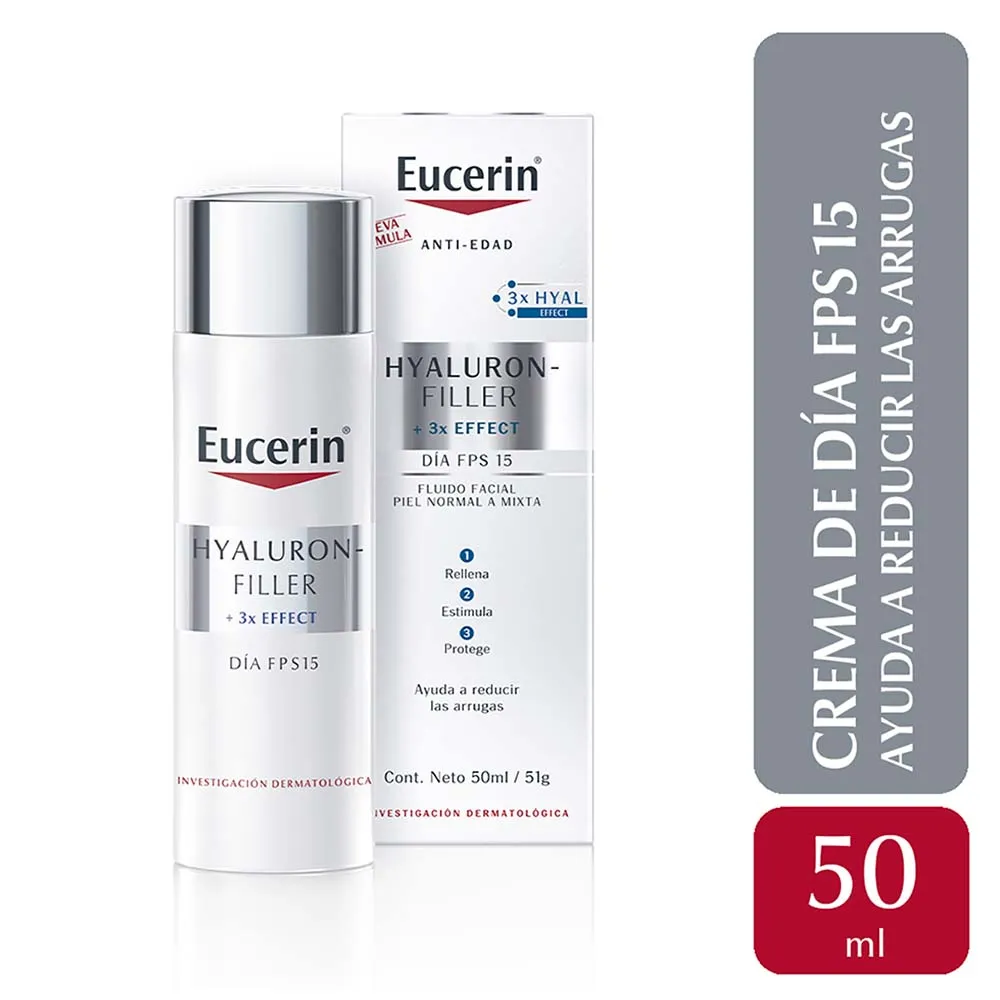 Eucerin Hyaluron-Filler + 3X Effect Día Piel Normal A Mixta - Imagen 2