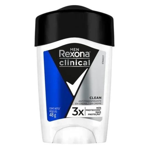 Rexona Clinical Men en Crema x 48 g Desodorante Antitranspirante