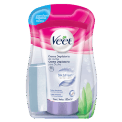 Veet Crema Ducha Piel Sensible 150M Dep