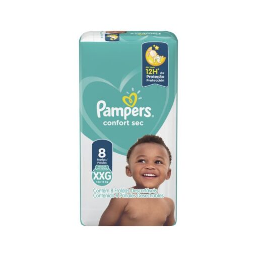 Pampers Confort Sec Max Panal Xxgde X 8