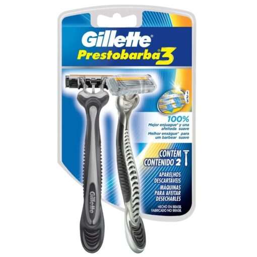 Prestobarba 3 Blister X 2 Un
