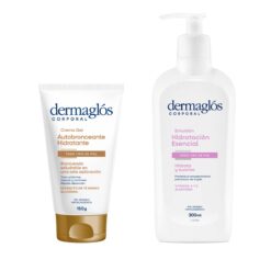Kit Autobronceante Dermaglos + Hidratación Esencial