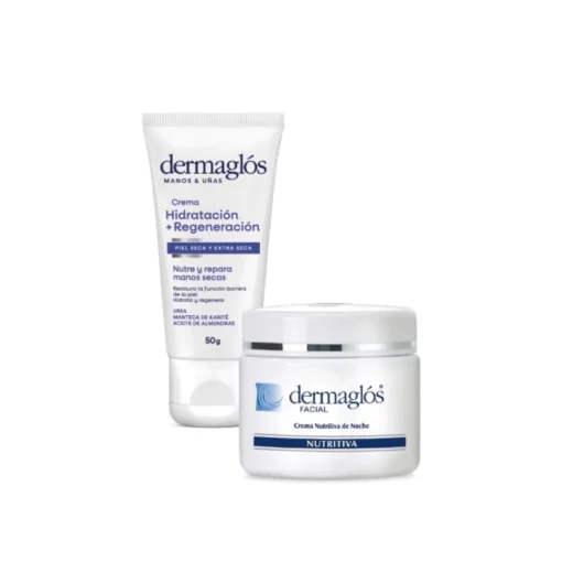 Dermaglos Kit Hidratación Facial + Regeneración Manos