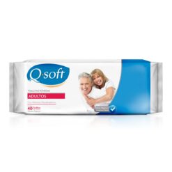 Q Soft Confort Premium Adulto Toallas Húmedas 40 unidades
