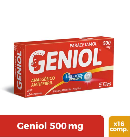 Geniol 500Mg X16 Comprimidos