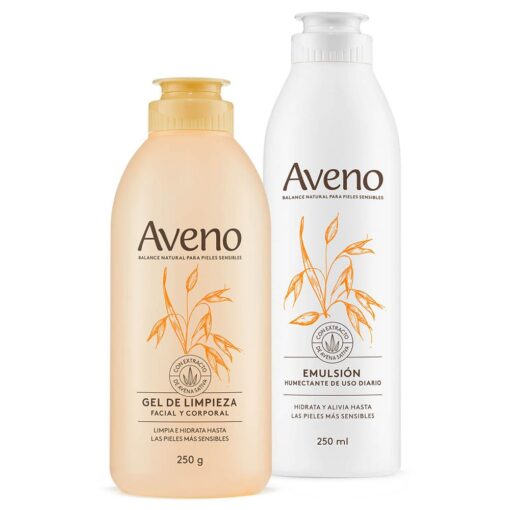 Aveno Combo Cuidado Básico Facial Y Corporal 250ml