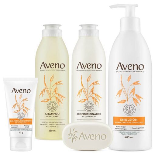 Aveno Kit Cuidado Corporal Y Facial Piel Sensible