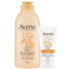 Aveno Combo Cuidado Facial Para Piel Sensible Y Mixta