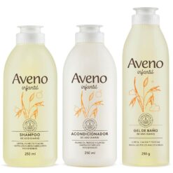 Aveno Kit Baño Bebes Y Niños Completo Gel Limpieza Y Capilar