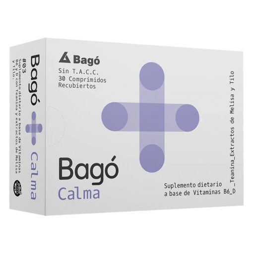 Bagó+ Calma Suplemento Dietario X 30 Comprimidos