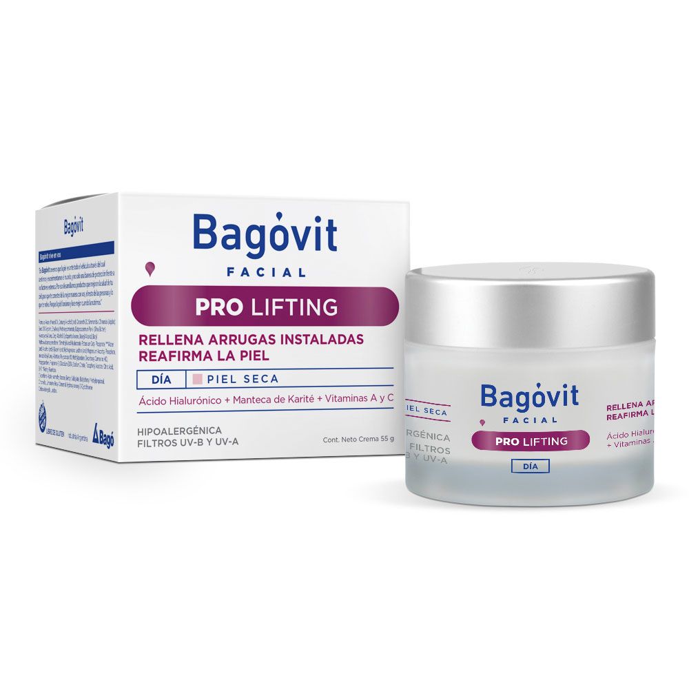 Bagovit Facial Pro Lifting Crema Anti-Age DíA Pieles Secas X 55 Gramos - Imagen 2