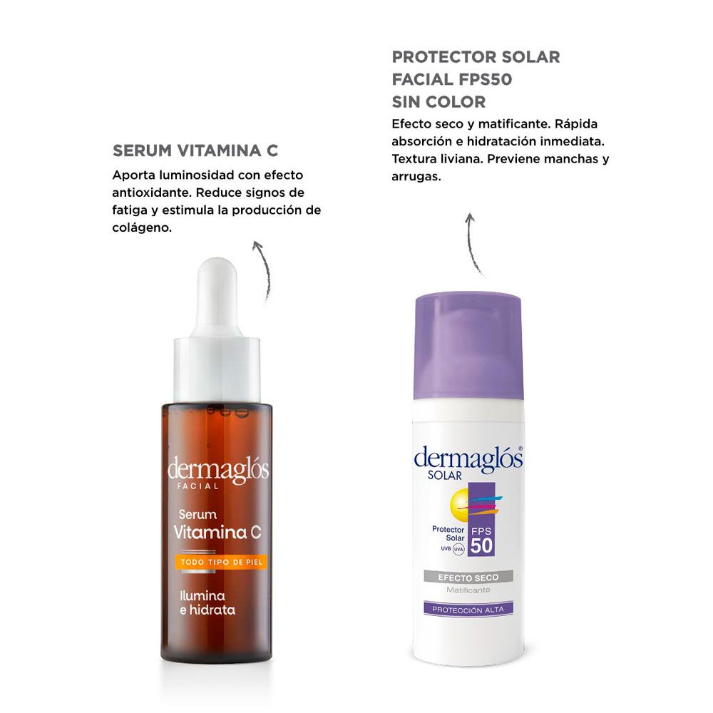 Rutina Experta Facial Serum Vitamina C + Protector Fps 50 - Imagen 2