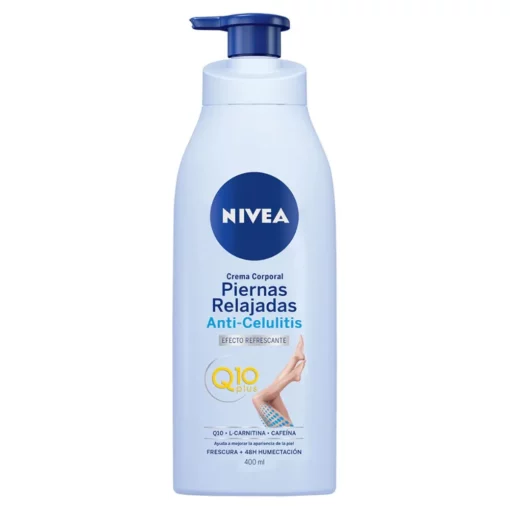 Nivea Crema Corporal Piernas Relajadas Anti-Celulitis Para Todo Tipo De Piel X 400ml