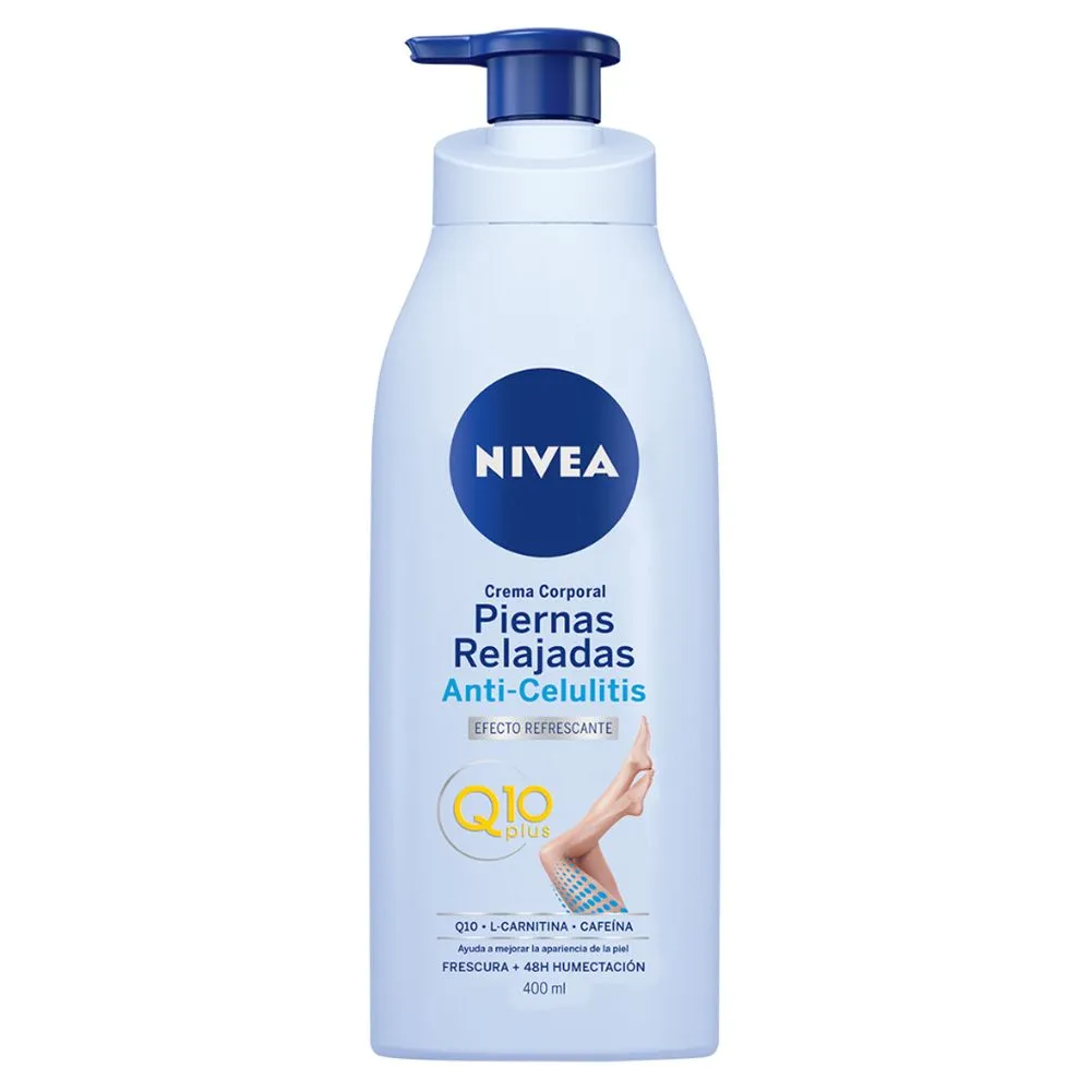 Nivea Crema Corporal Piernas Relajadas Anti-Celulitis Para Todo Tipo De Piel X 400Ml
