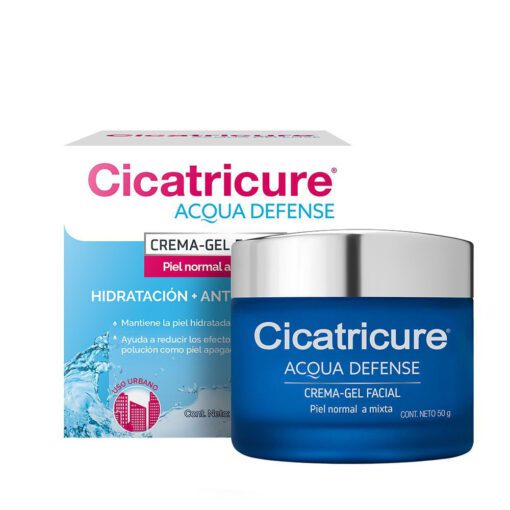 Cicatricure Crema Gel Facial Acqua Defense Hidratante Piel Normar A Mixta X 50 Gramos