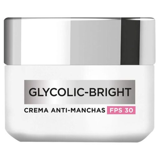 Loreal Paris Glycolic Bright Crema Día Anti-Manchas Fps30 Todo Tipo De Piel X 50ml