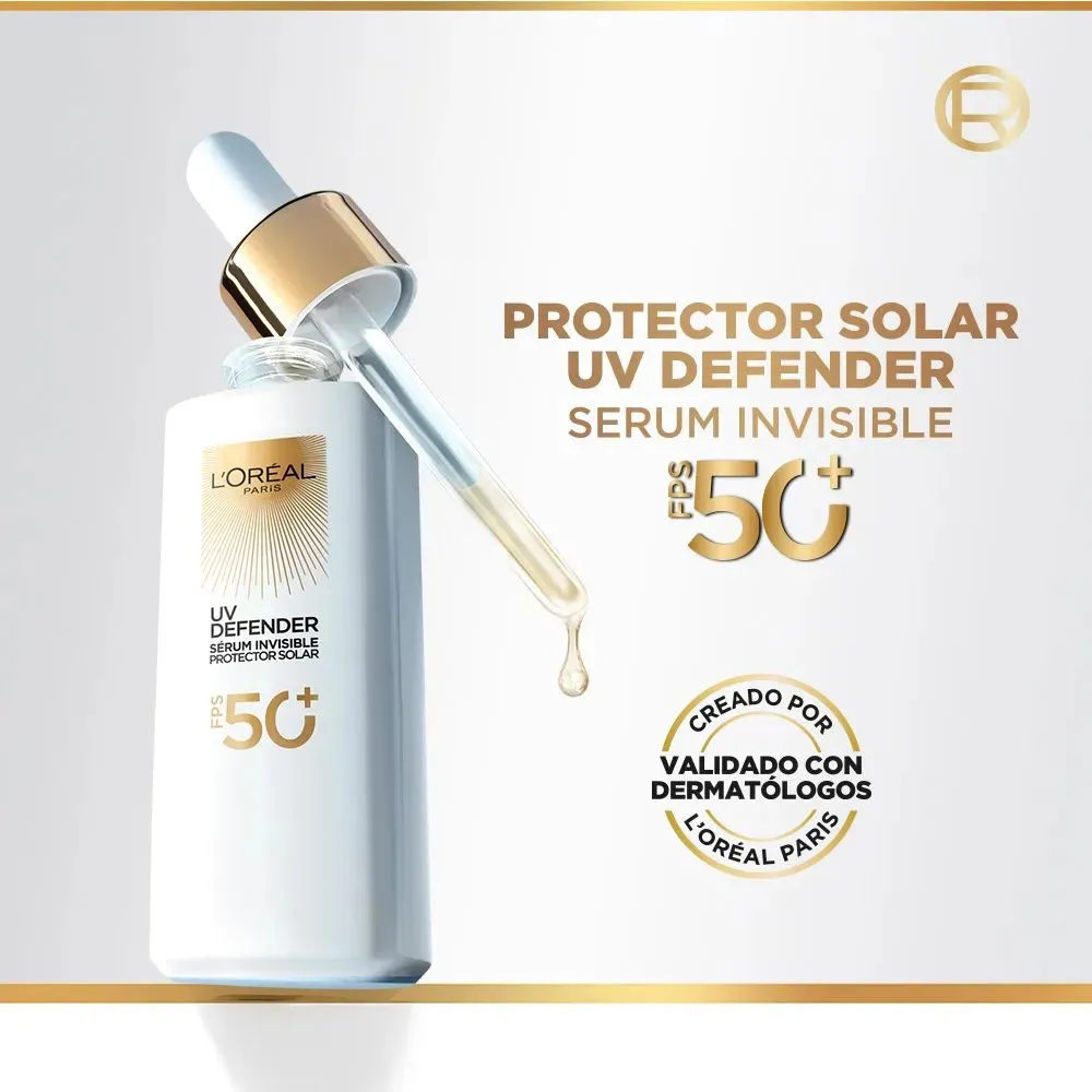 Loreal Uv Defender Serum Fps50 30-ml - Imagen 5
