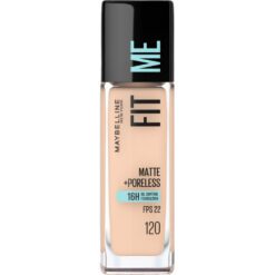 Maybelline Fit me Matte+Poreless 120 Classic Ivory Base de Maquillaje