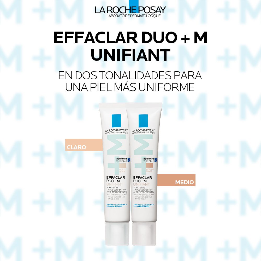 La Roche Posay Effaclar Duo + M Unifiant Light Para Pieles Grasas Y Acneicas  X 40Ml - Imagen 5