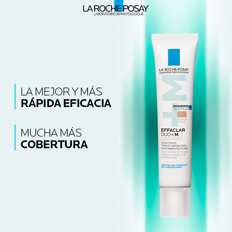 La Roche Posay Effaclar Duo + M Unifiant Light Para Pieles Grasas Y Acneicas  X 40Ml - Imagen 3