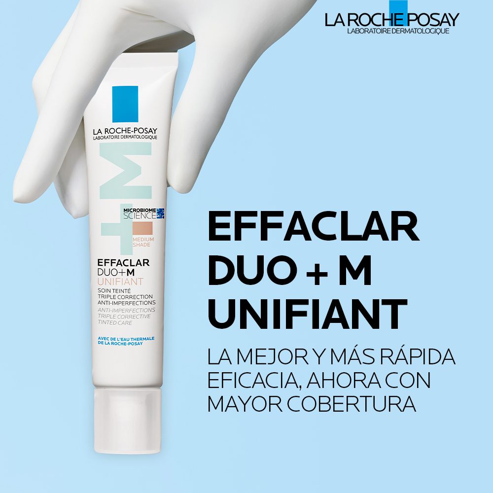 La Roche Posay Effaclar Duo + M Unifiant Medium Para Pieles Grasas Y Acneicas X 40Ml - Imagen 2