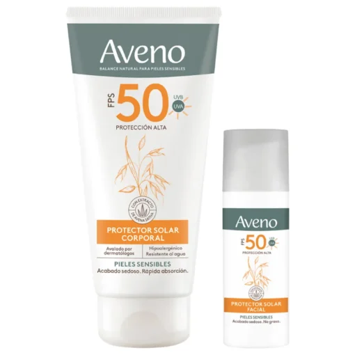 Aveno Combo Proteccion Solar Facial Y Corporal Piel Sensible