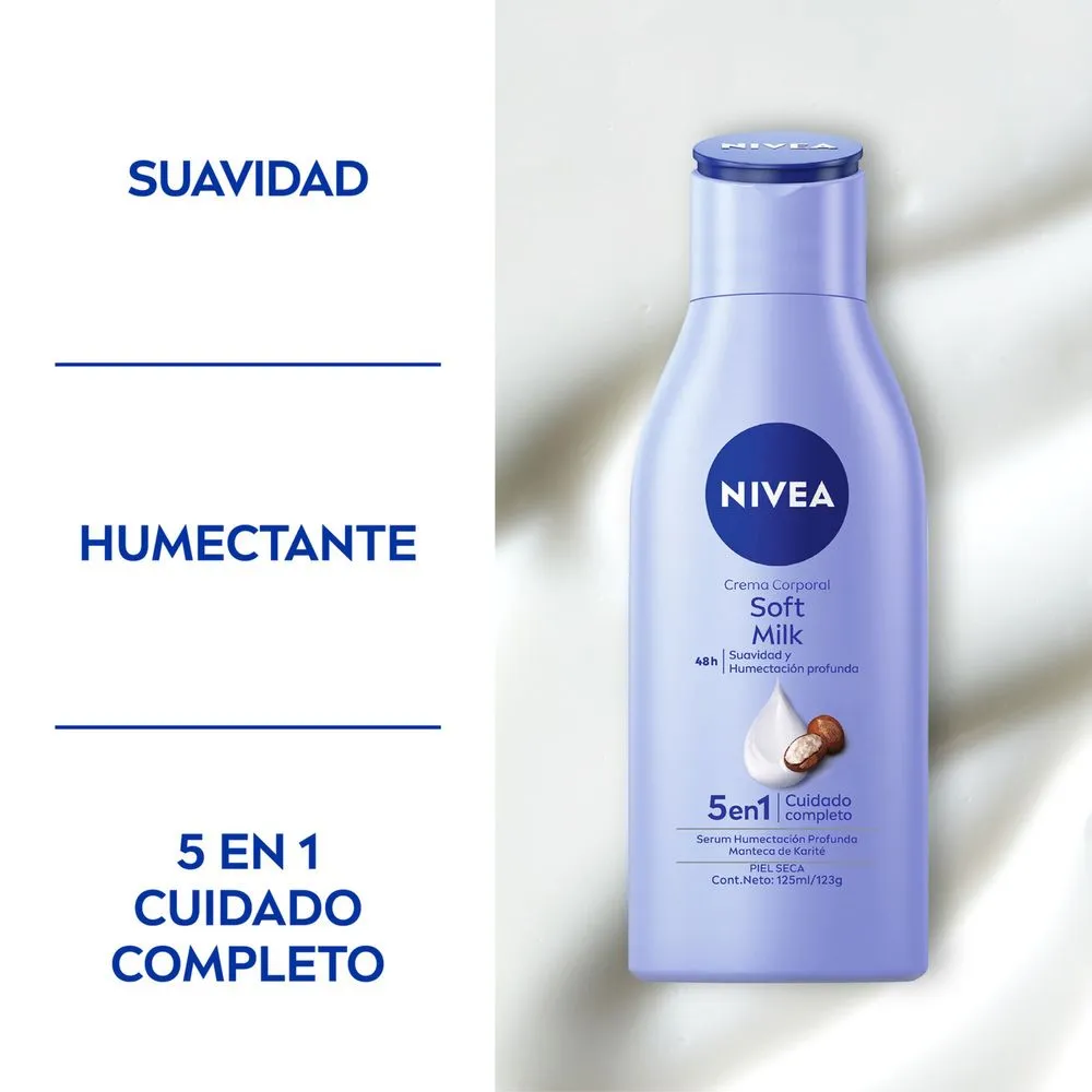 Nivea Body Soft Milk Piel Seca X 125Ml - Imagen 3