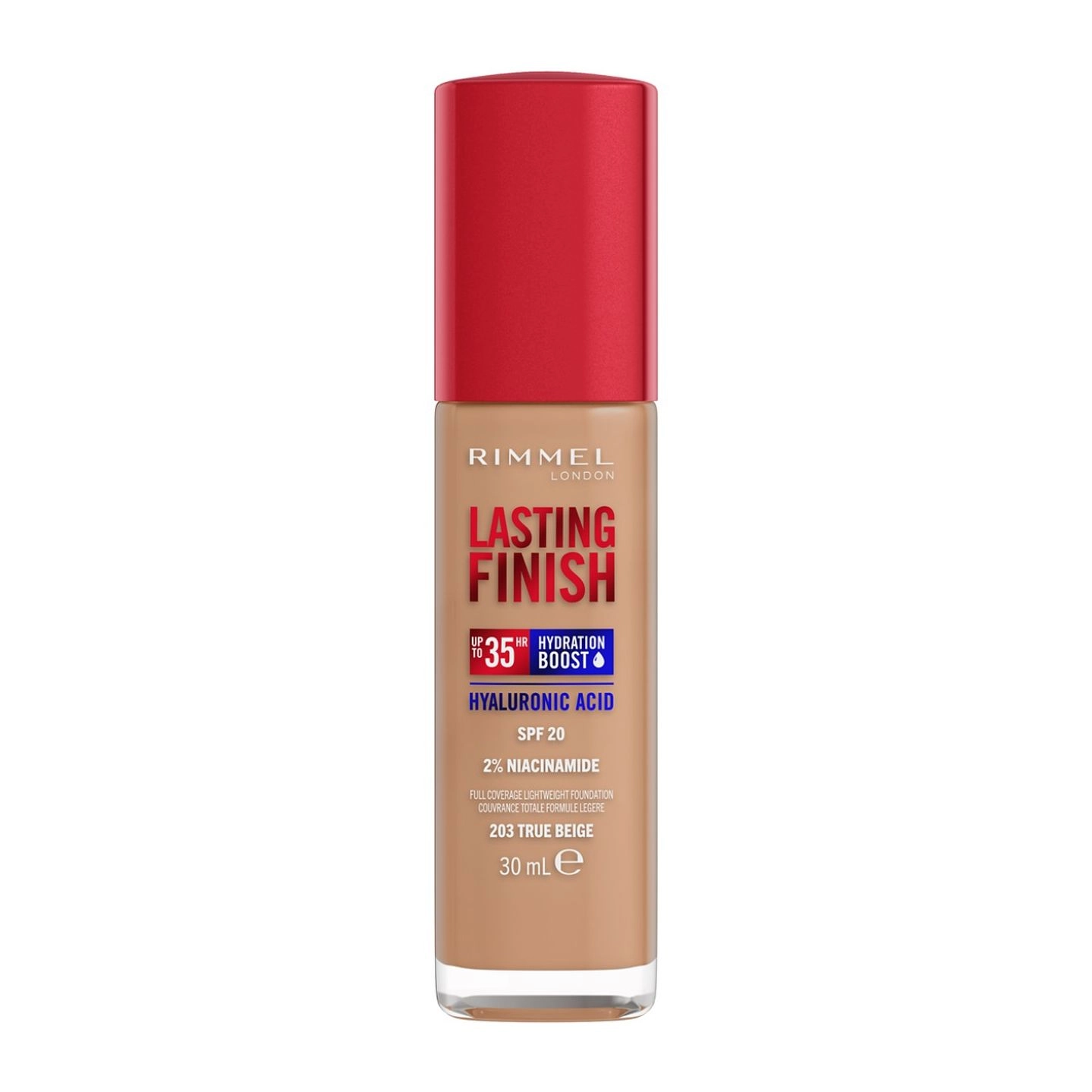 Rimmel Lasting Finish Hydration Boost 203 X 30 Ml Base Liquida De Maquillaje