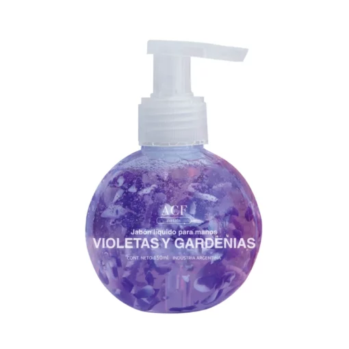 ACF JAB LIQ P/MANO PETALS VIOLETAS & GARDENIAS X 150