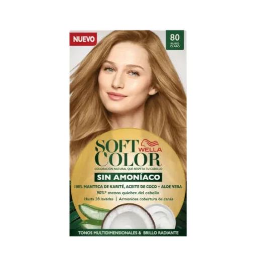 Wella Soft Color Kit 80 Rubio Claro Tin