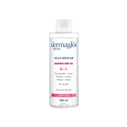 Dermaglos Facial Agua Micelar Loción X 200 Ml
