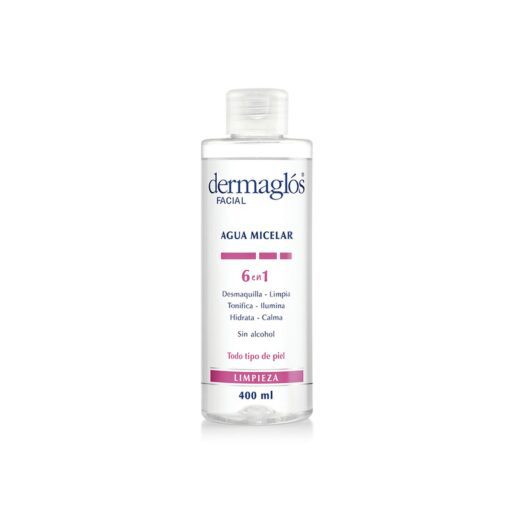 Dermaglos Facial Agua Micelar Loción X 400 Ml