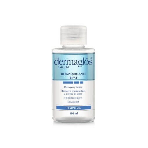 Dermaglós Facial Desmaquillante Bifaz De Ojos X 100ml