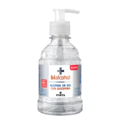 ALCOHOL  GEL GLICERINA C/VALVULA 250 ML