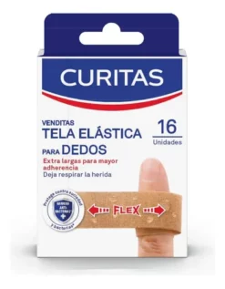 CURITAS ELAST DEDOS FLEX 16UN APO ADH