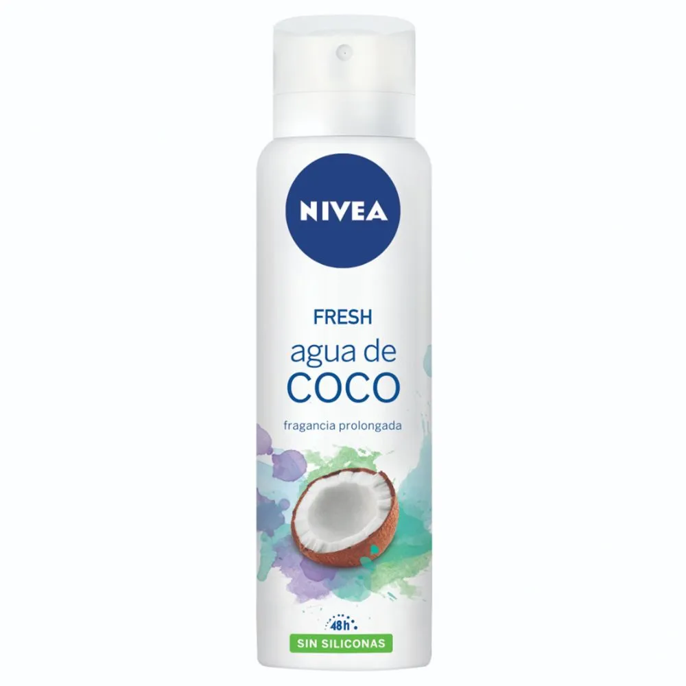 Nivea Fresh Agua De Coco Desodorante Antitranspirante Femenino Sin Siliconas X 150Ml30