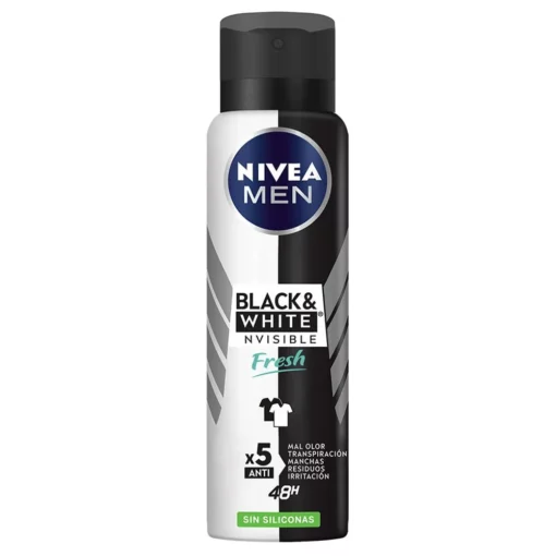 Nivea Desodorante Antitranspirante  Black & White Fresh X 150ml   Sin Siliconas