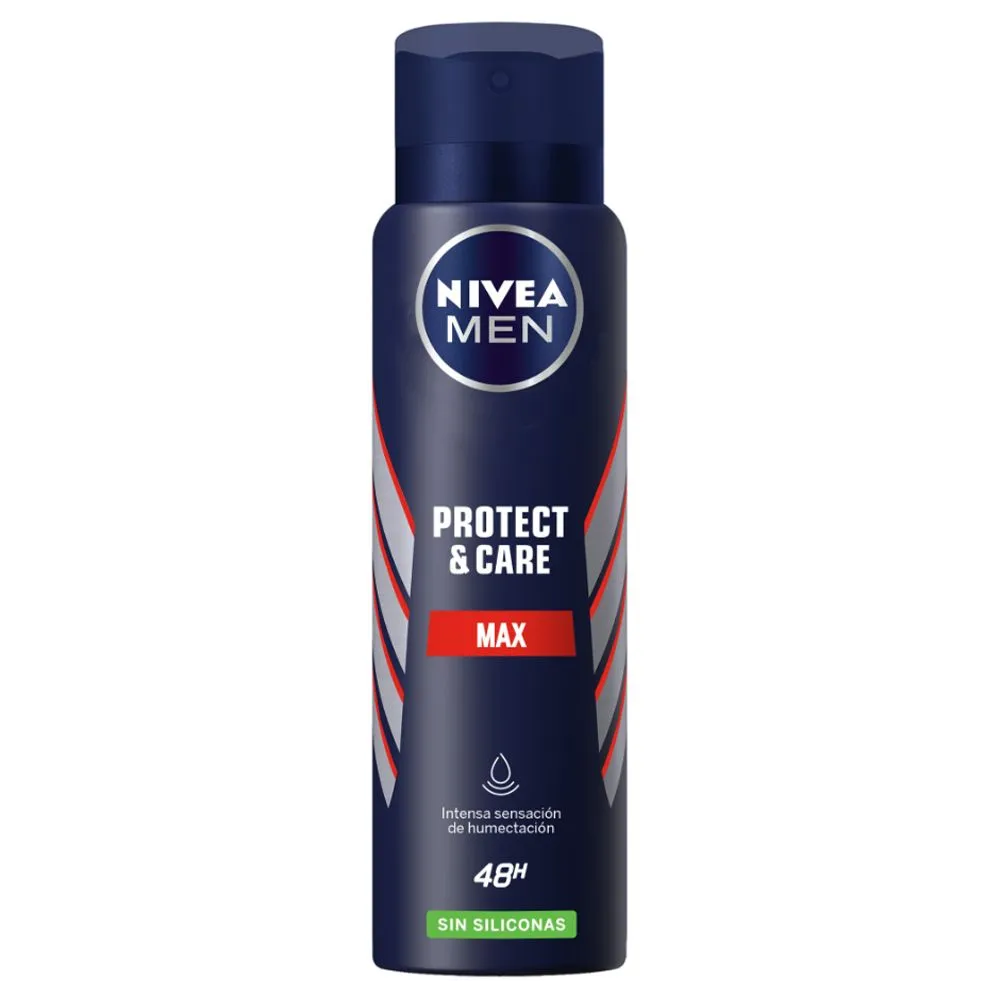 Nivea Men Protect And Care Max Desodorante Antitranspirante Sin Siliconas X 150Ml