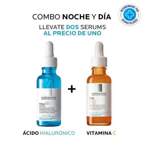 La Roche Posay Combo Dia y Noche Hyalu B5 + Vit C