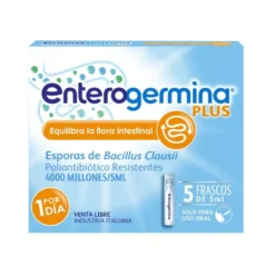 Enterogermina Plus Ampollas de 5 ml x 5 un