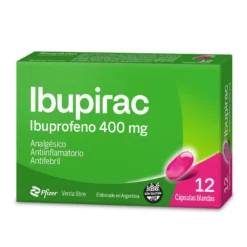 Ibupirac Ibuprofeno 400 mg x 12 Cápsulas Blandas