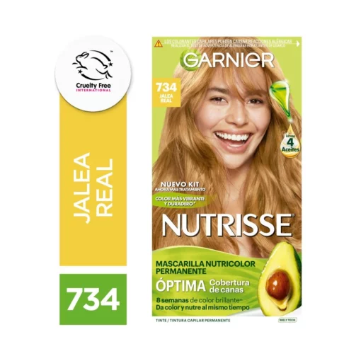 NUTRISSE CRUELTY FREE 734 RUBIO DORADO COBRIZO