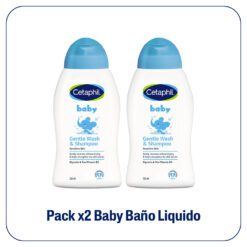 Cetaphil Pack x 2 unidades Baby Limpiador Baño Liquido 300 ml