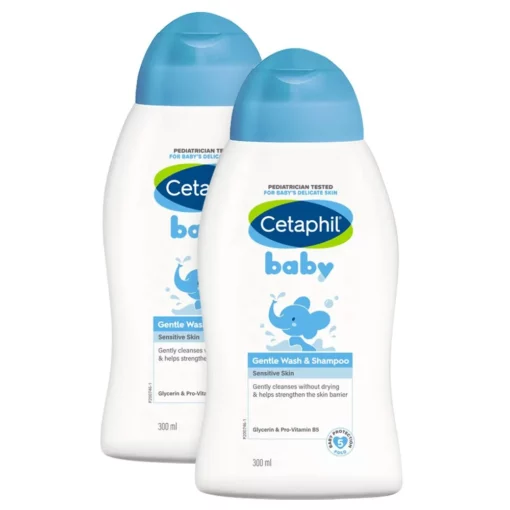 Cetaphil Pack x 2 unidades Baby Limpiador Baño Liquido 300 ml